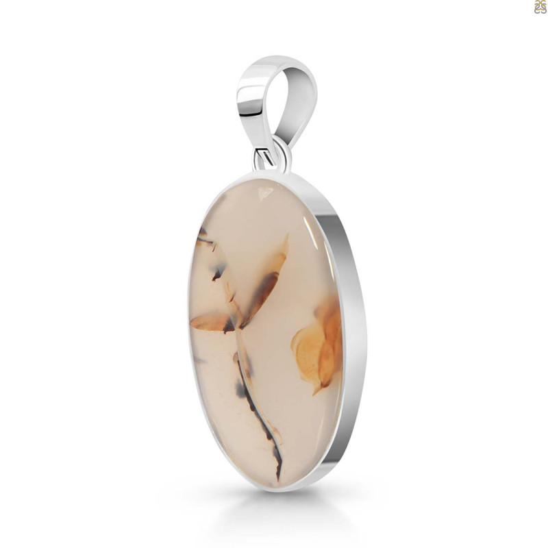 Montana Agate Pendant-SP