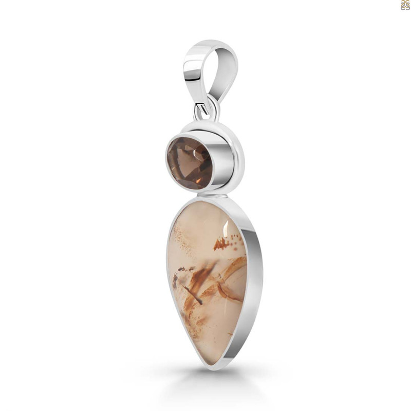 Montana Agate Pendant-2SP