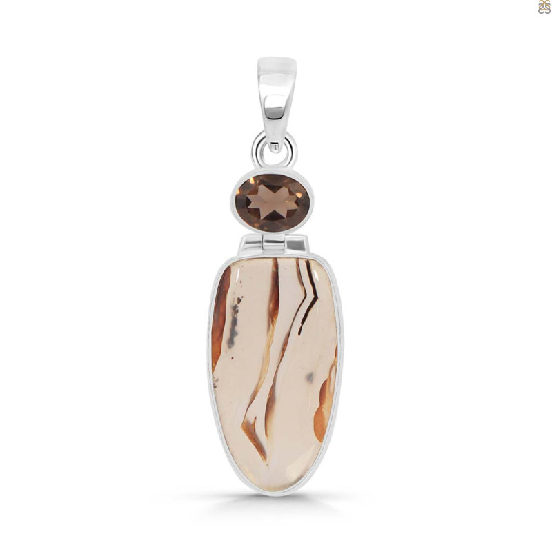 Montana Agate Pendant-2SP MTA-1-44