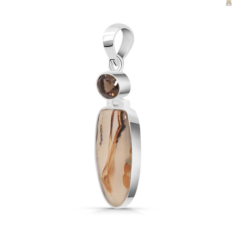 Montana Agate Pendant-2SP