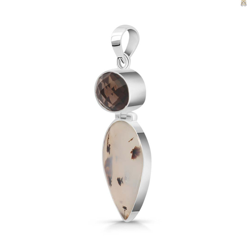 Montana Agate Pendant-2SP