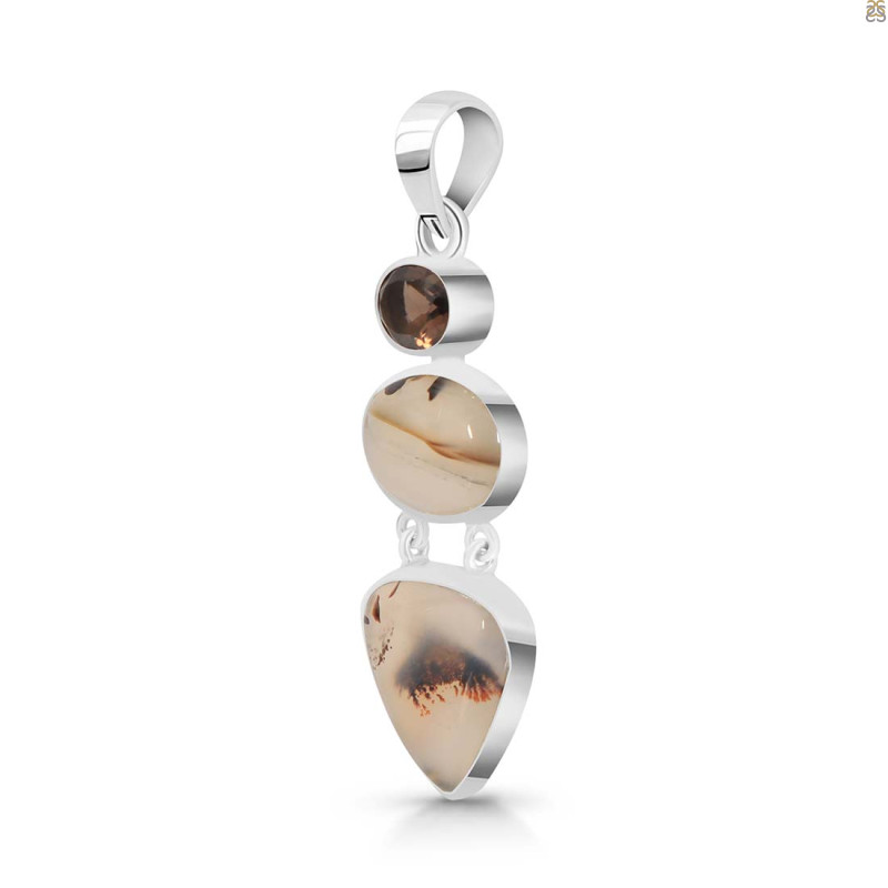 Montana Agate Pendant-2SP
