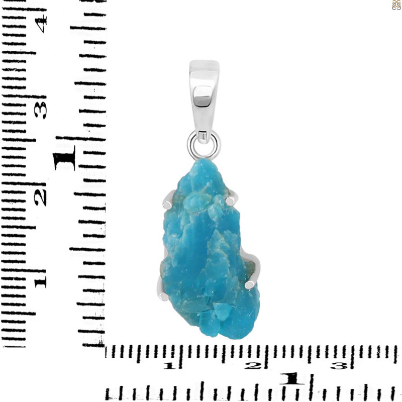 Neon Apatite Rough Pendant-SP NAR-1-105