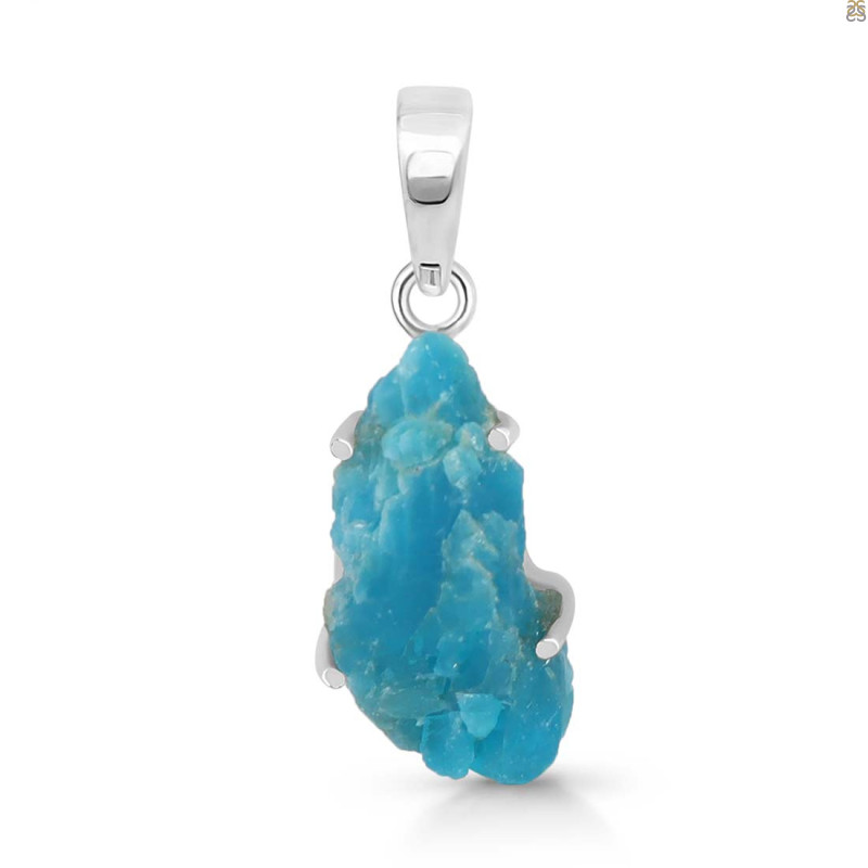 Neon Apatite Rough Pendant-SP NAR-1-105