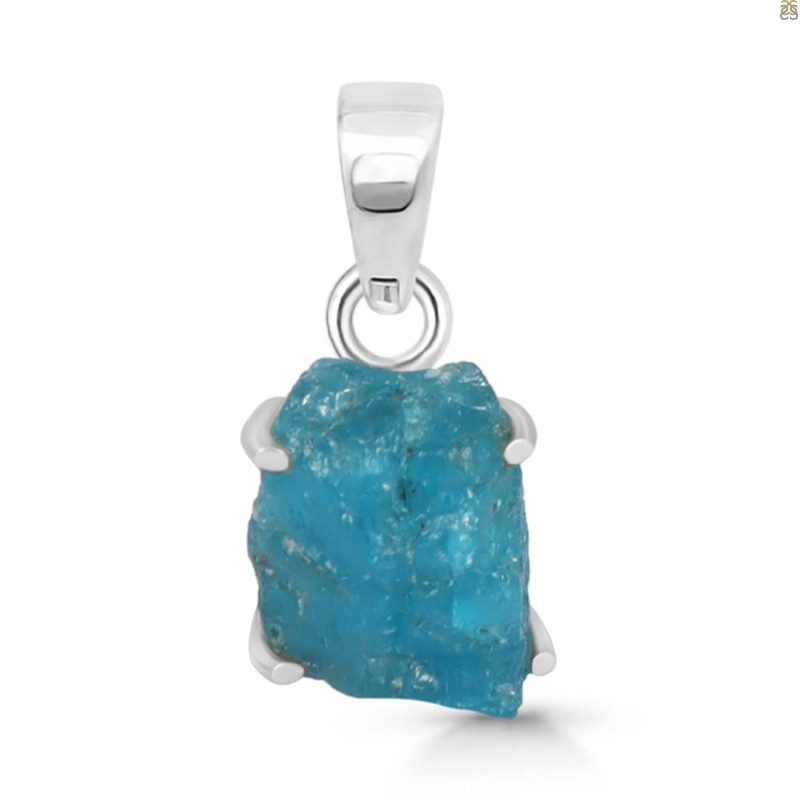 Neon Apatite Rough Pendant-SP NAR-1-60
