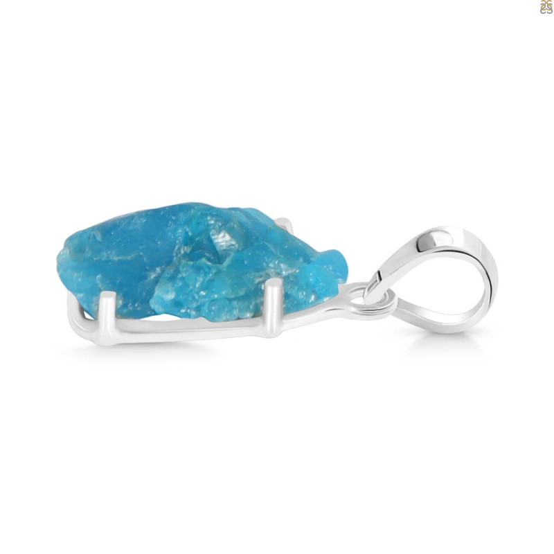 Neon Apatite Rough Pendant-SP NAR-1-62
