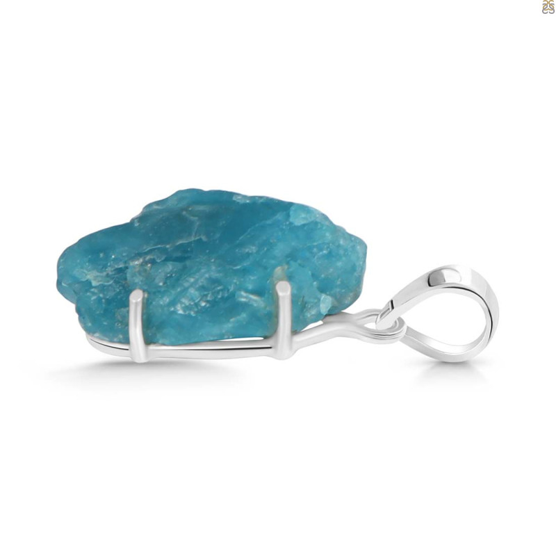 Neon Apatite Rough Pendant-SP NAR-1-72