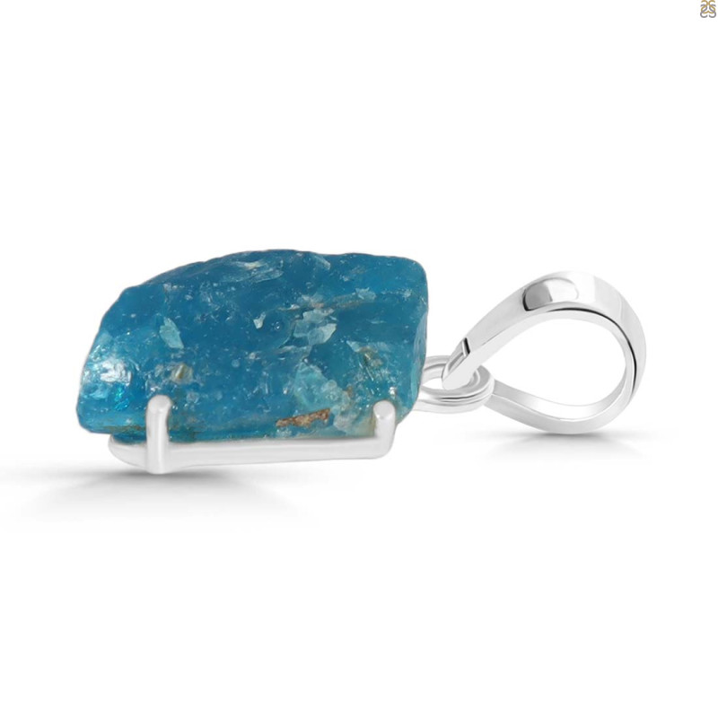 Neon Apatite Rough Pendant-SP NAR-1-79