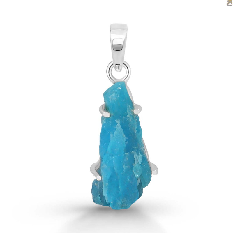 Neon Apatite Rough Pendant-SP NAR-1-80