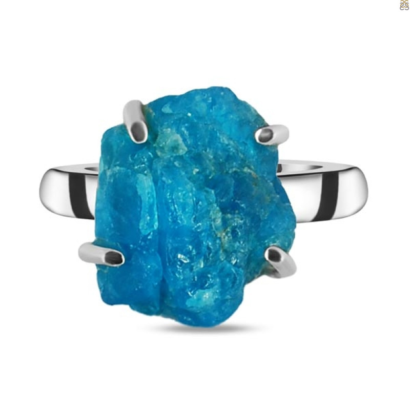 Neon Apatite Rough Adjustable Ring-ADJ-R NAR-2-110