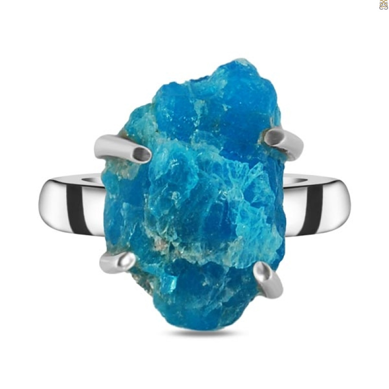 Neon Apatite Rough Adjustable Ring-ADJ-R NAR-2-111