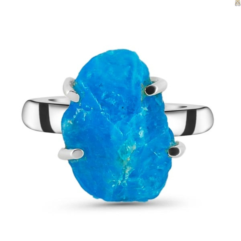Neon Apatite Rough Adjustable Ring-ADJ-R NAR-2-132