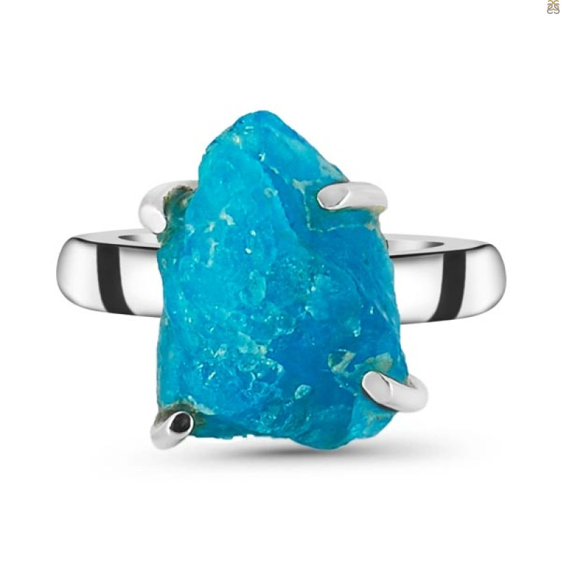 Neon Apatite Rough Adjustable Ring-ADJ-R NAR-2-138