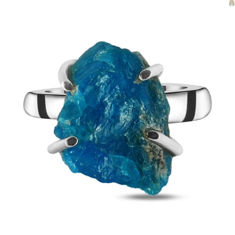 Neon Apatite Rough Adjustable Ring-ADJ-R NAR-2-28