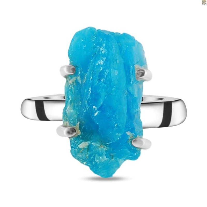 Neon Apatite Rough Adjustable Ring-ADJ-R NAR-2-29