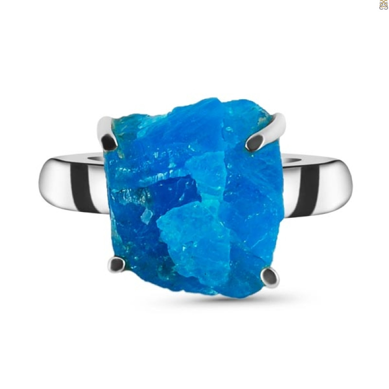 Neon Apatite Rough Adjustable Ring-ADJ-R NAR-2-83