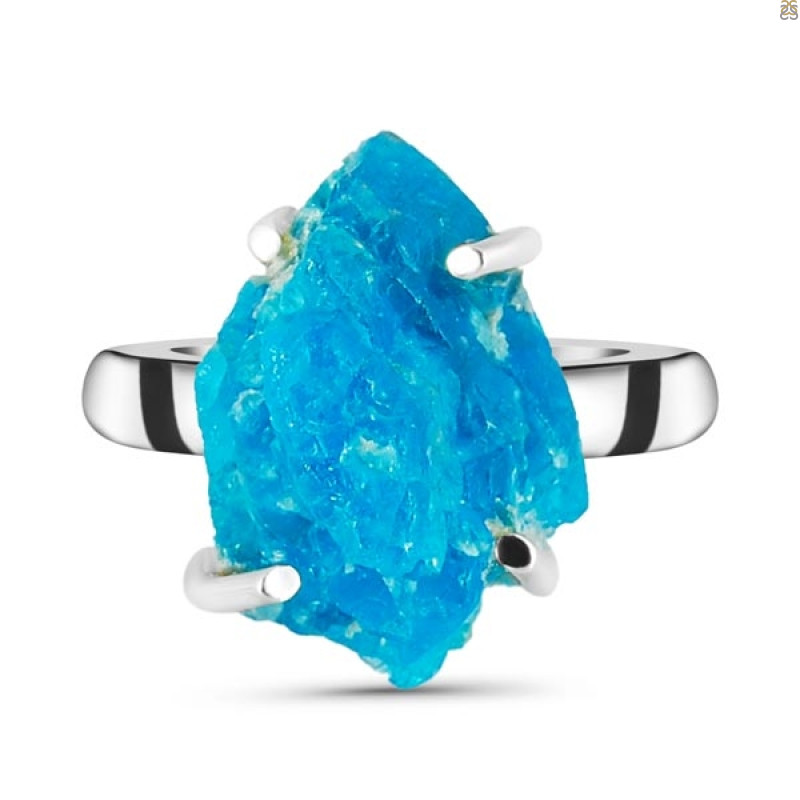 Neon Apatite Rough Adjustable Ring-ADJ-R NAR-2-87