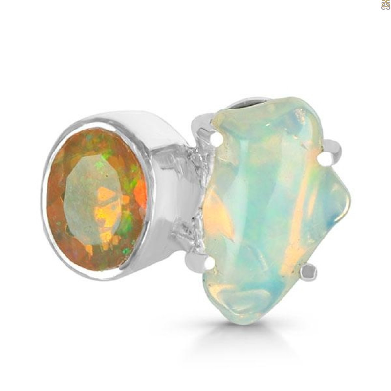 Opal Polished Nugget Ring-2R-Size-5 OPL-2-1278