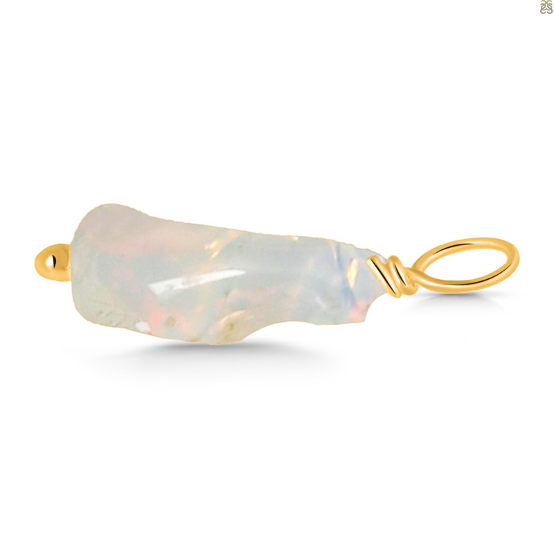 Opal Polished Nugget Drill Pendant OPL-RCYP-7