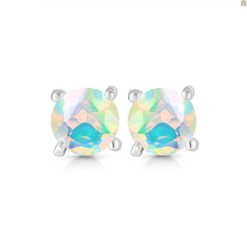 Opal Stud Earring OPL-RDE-1023.