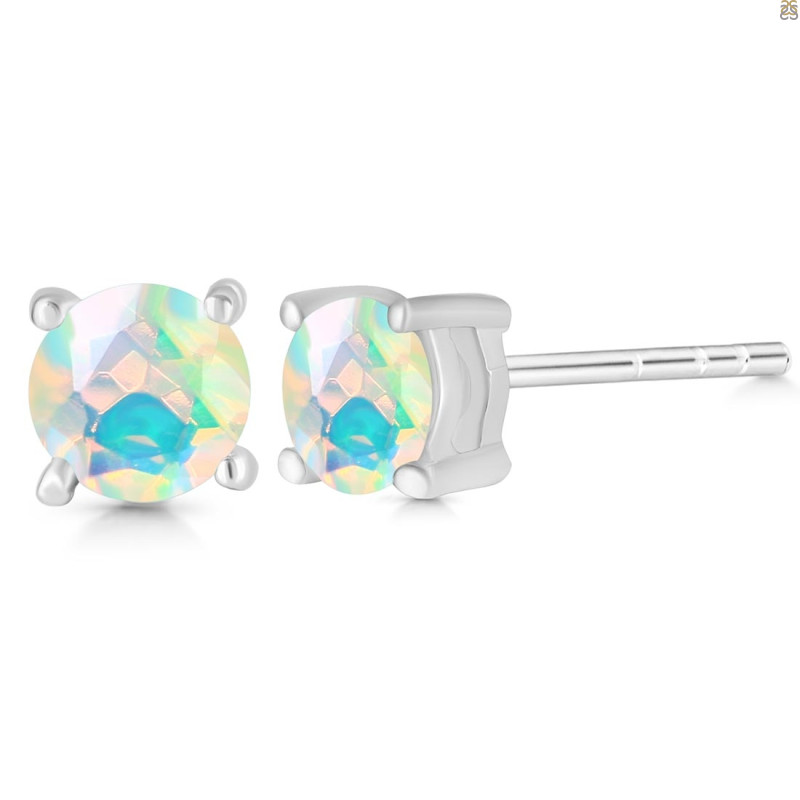 Opal Stud Earring