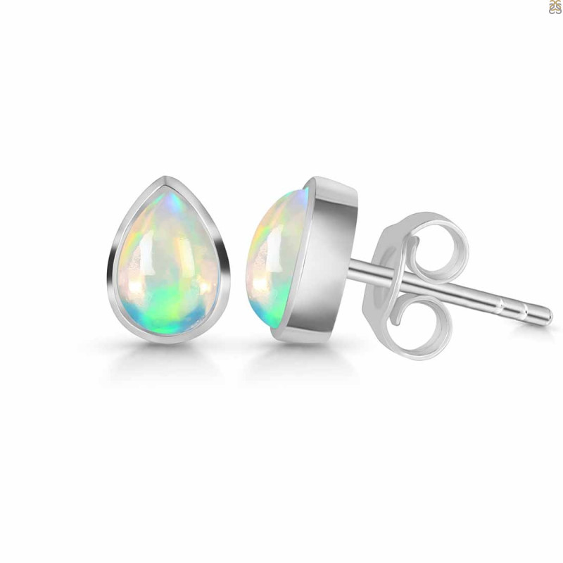 Opal Stud Earring