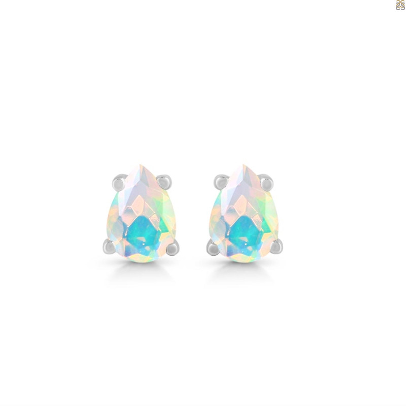 Opal Stud Earring OPL-RDE-1174.