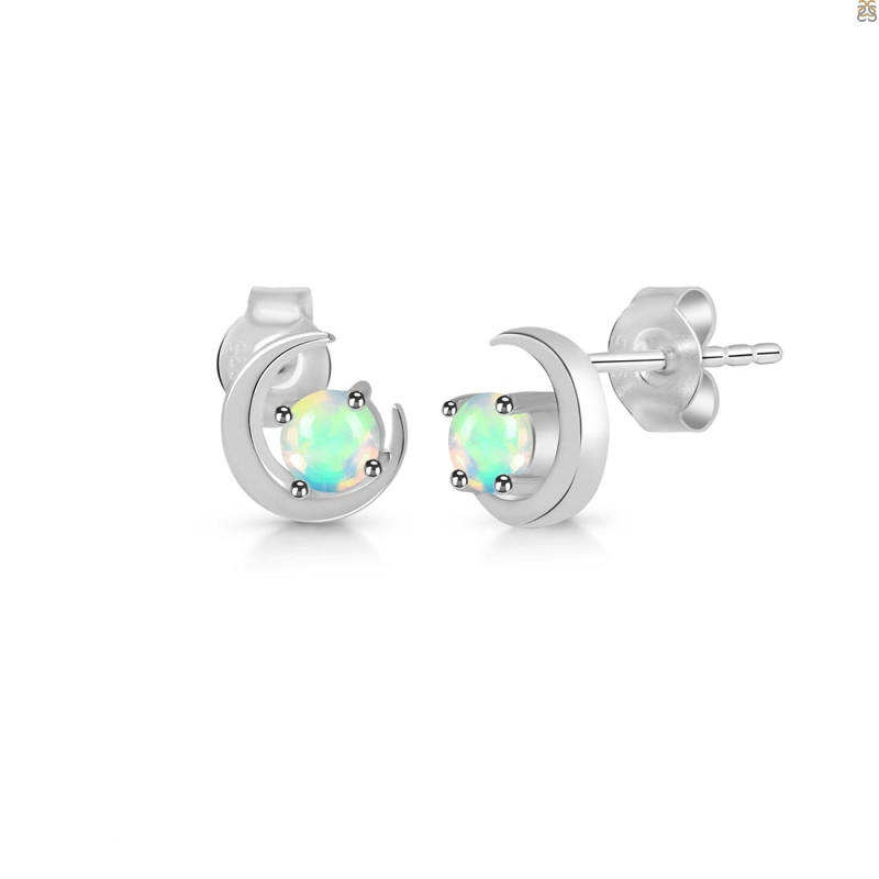 Opal Stud Earring