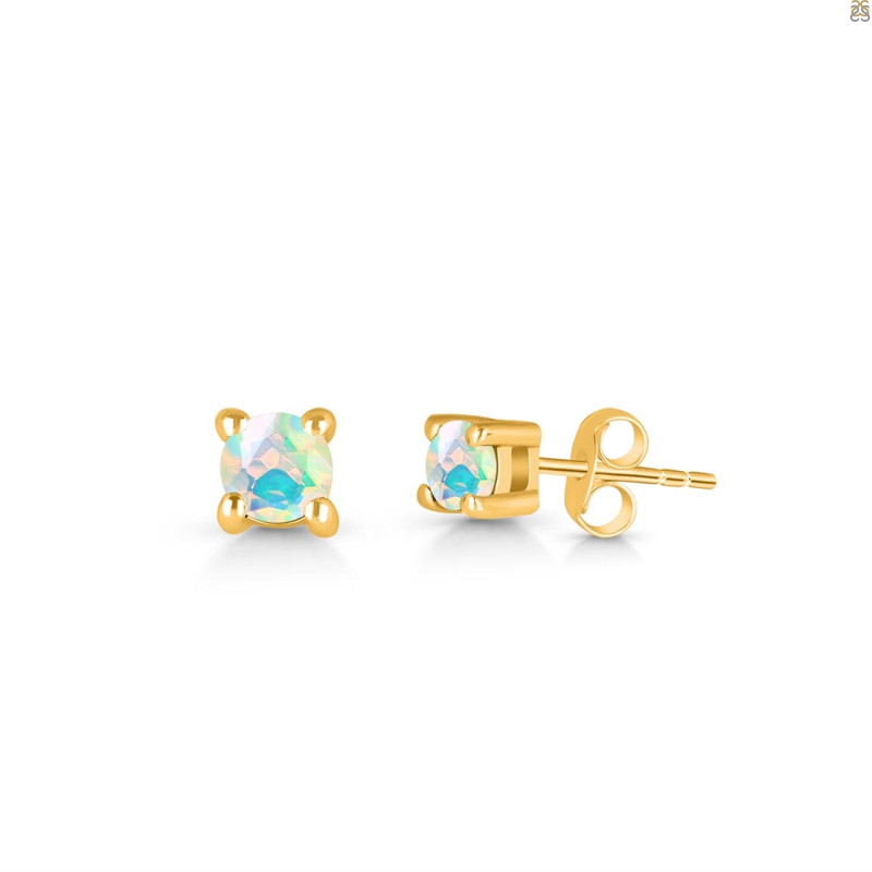 Opal Stud Earring OPL-RDE-1296.
