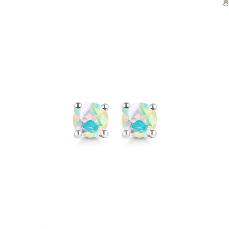 Opal Stud Earring OPL-RDE-1321.
