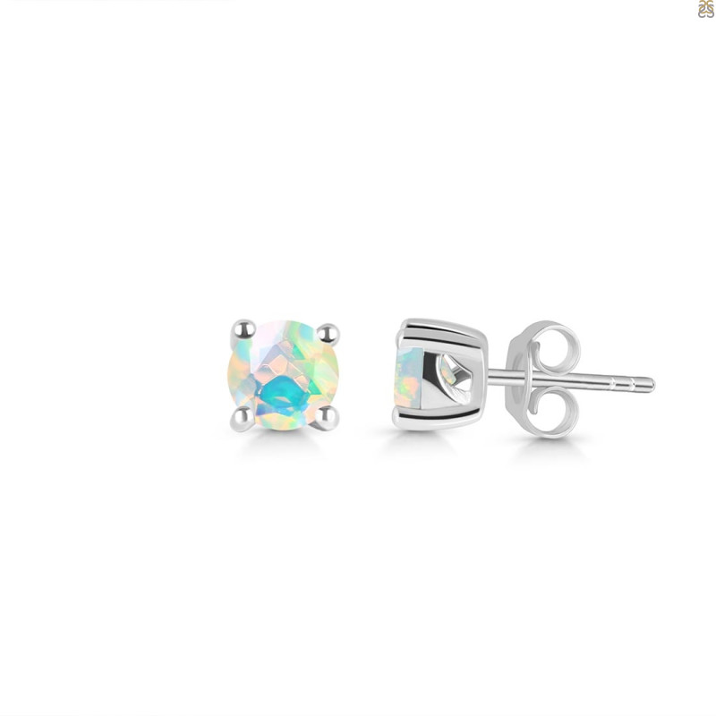 Opal Stud Earring