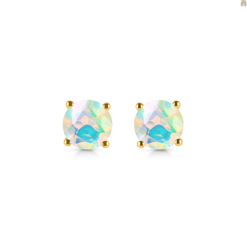 Opal Stud Earring OPL-RDE-1353.
