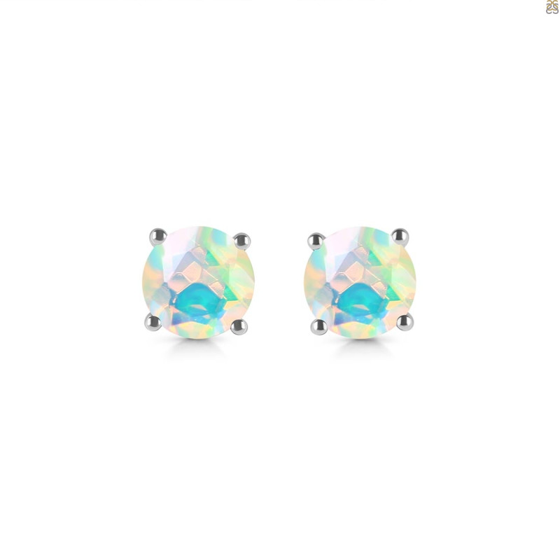 Opal Stud Earring OPL-RDE-1353.