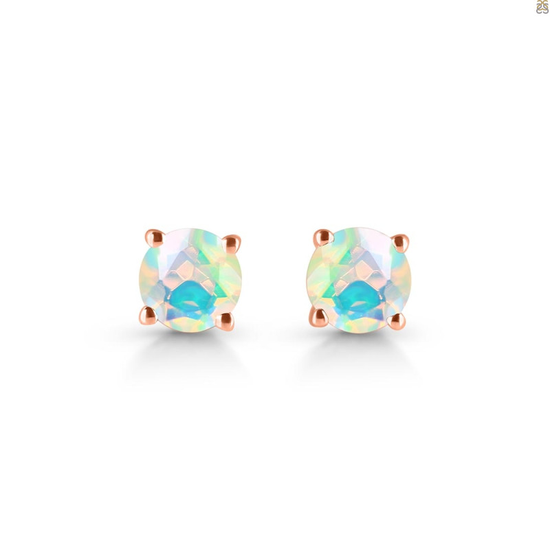 Opal Stud Earring OPL-RDE-1435.