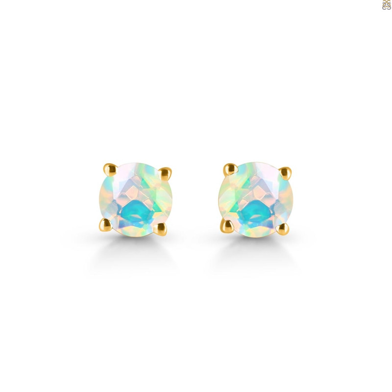 Opal Stud Earring OPL-RDE-1435.