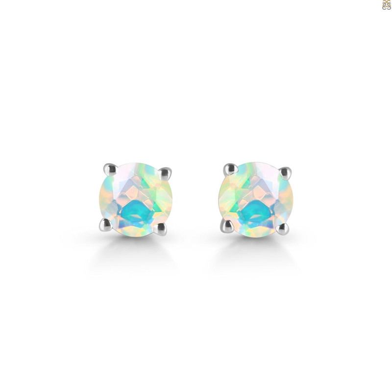 Opal Stud Earring OPL-RDE-1435.