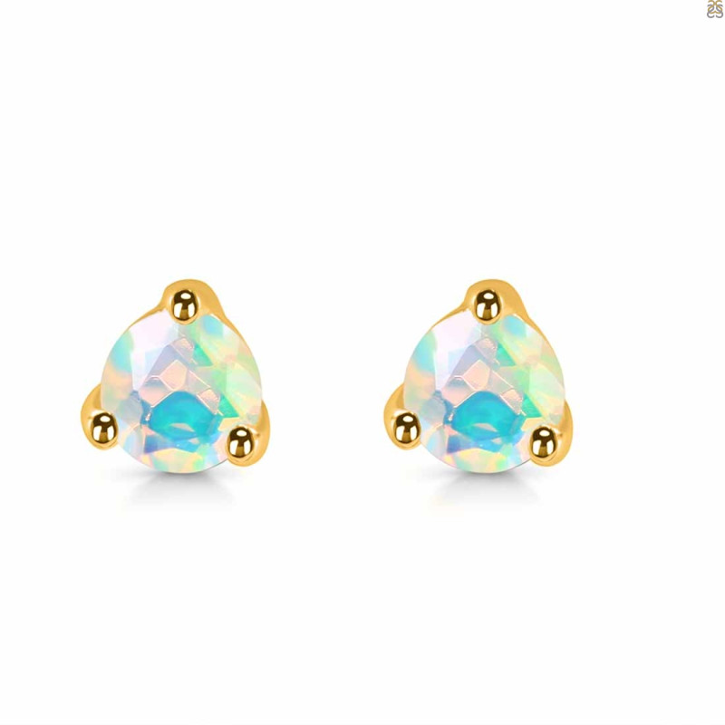 Opal Stud Earring OPL-RDE-1517.