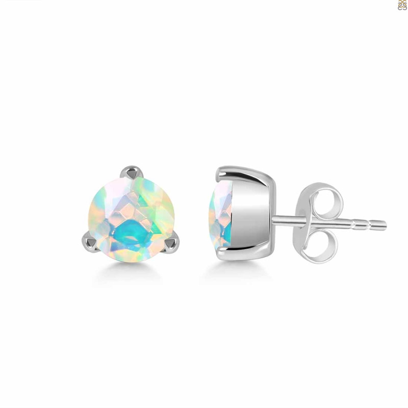 Opal Stud Earring