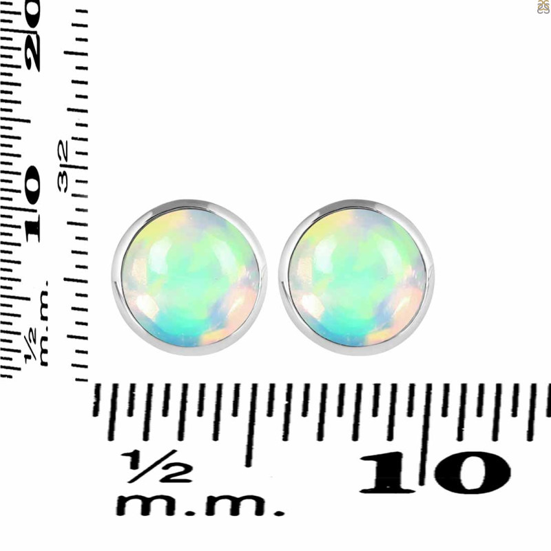 Opal Stud Earring OPL-RDE-723.