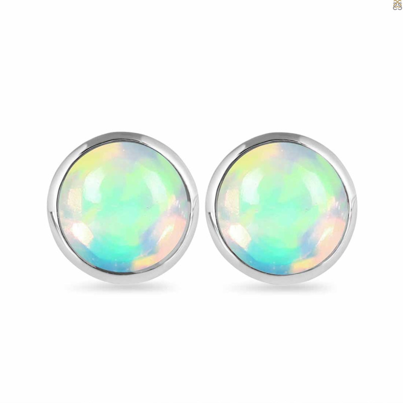 Opal Stud Earring OPL-RDE-723.
