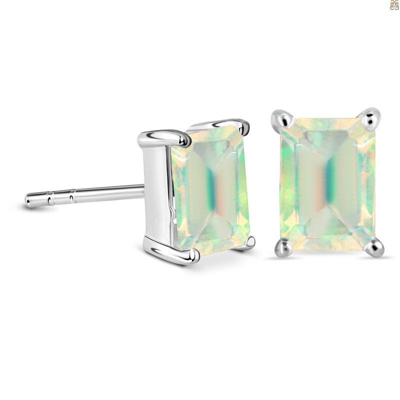 Opal Stud Earring