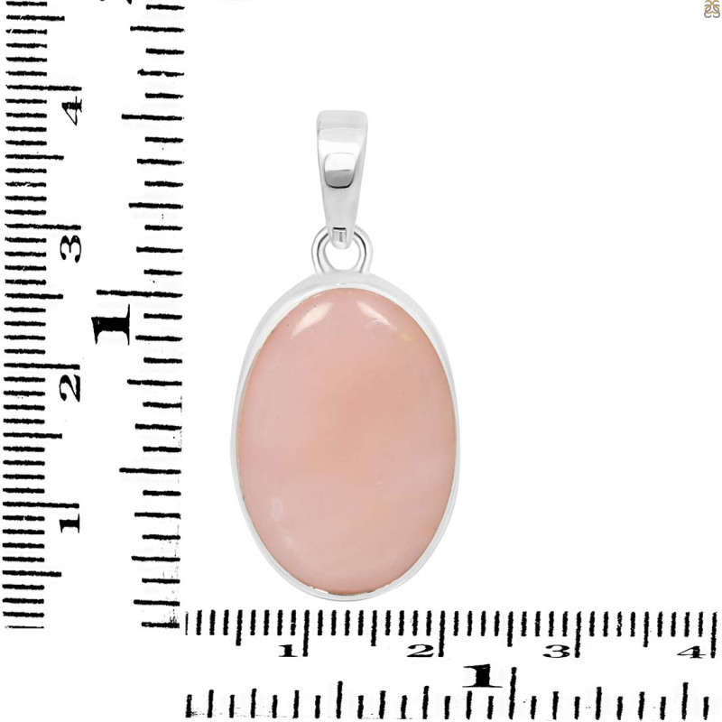 Pink Opal Pendant-SP PKO-1-36