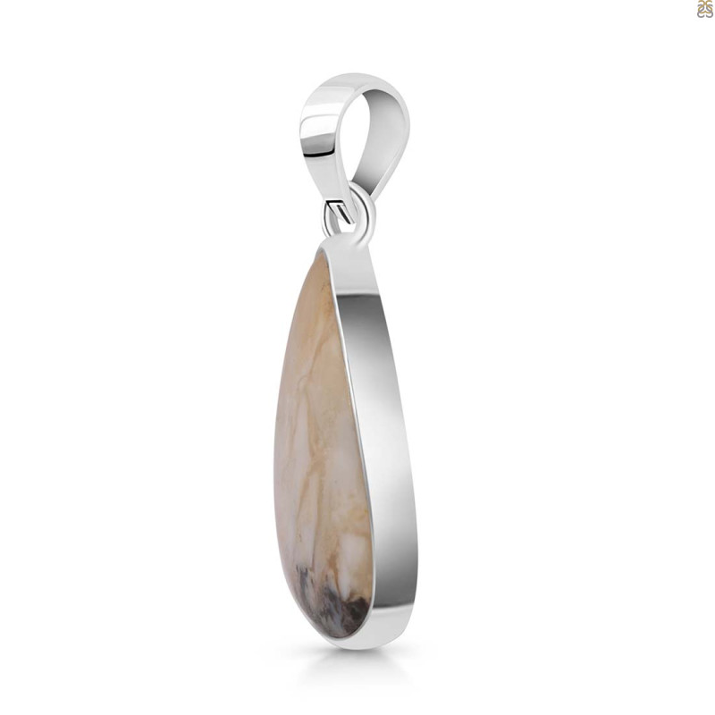 Plume Agate Pendant-SP