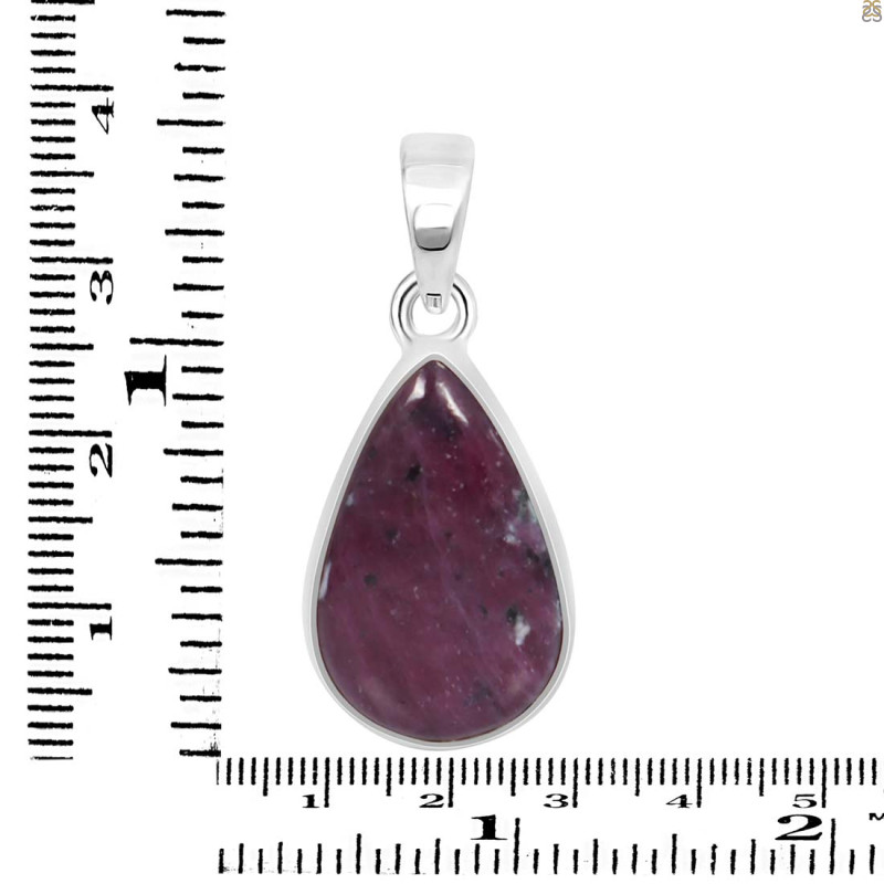 Pink Ruby Zoisite Pendant-SP PRZ-1-15