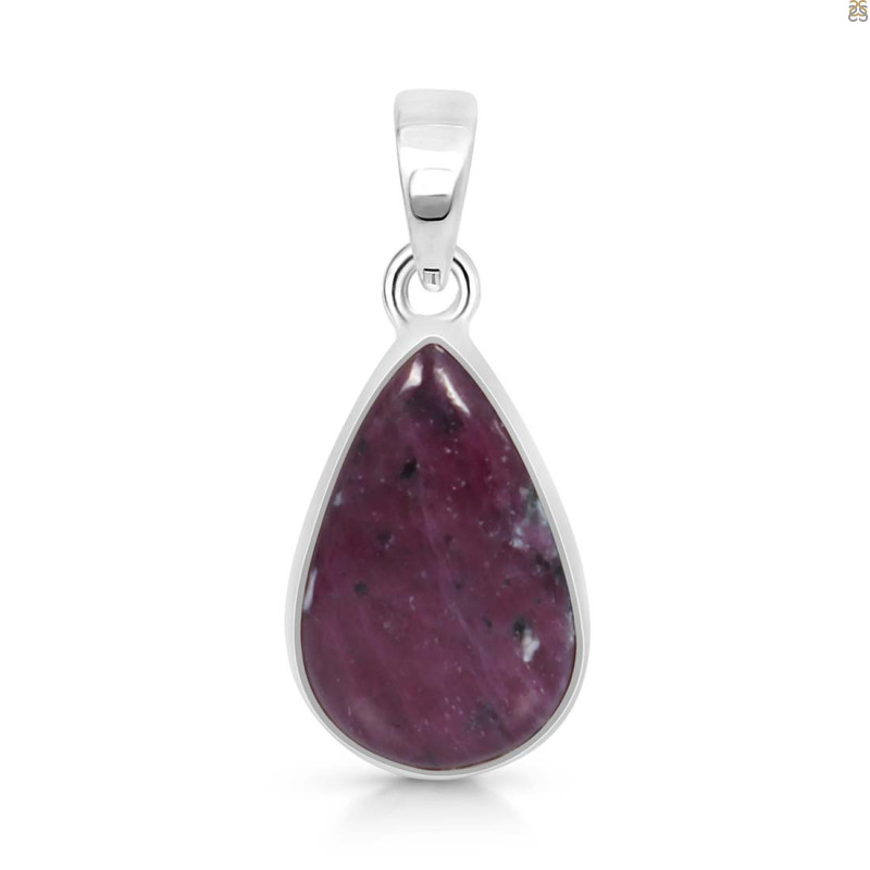 Pink Ruby Zoisite Pendant-SP PRZ-1-15