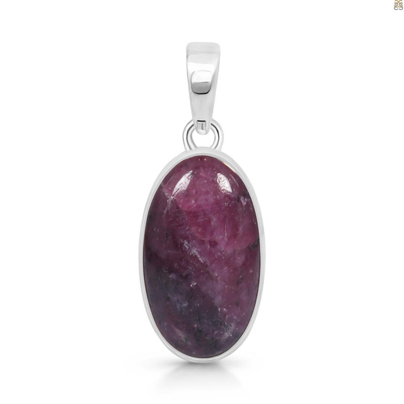 Pink Ruby Zoisite Pendant-SP PRZ-1-2