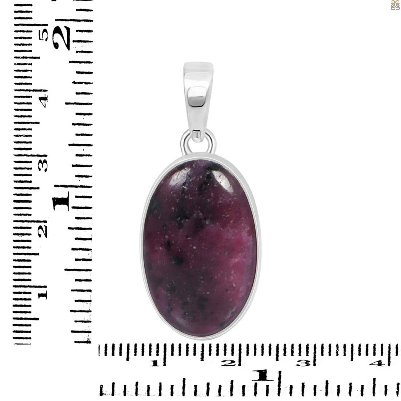 Pink Ruby Zoisite Pendant-SP PRZ-1-20