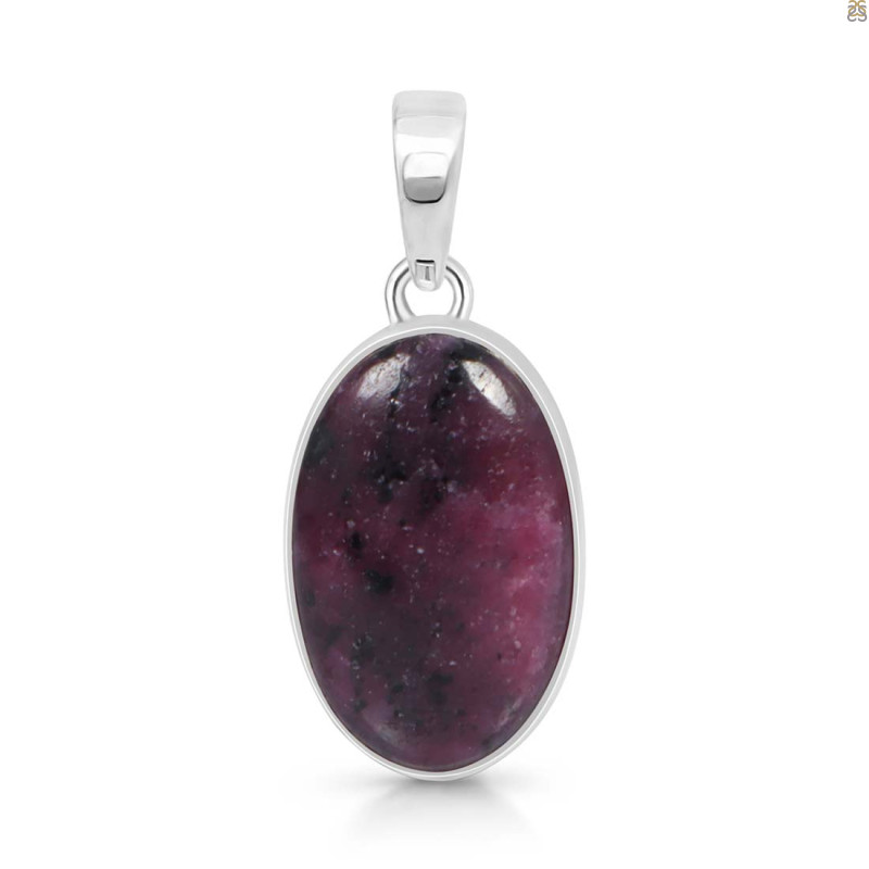 Pink Ruby Zoisite Pendant-SP PRZ-1-20