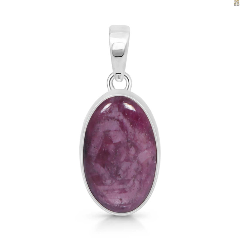 Pink Ruby Zoisite Pendant-SP PRZ-1-22