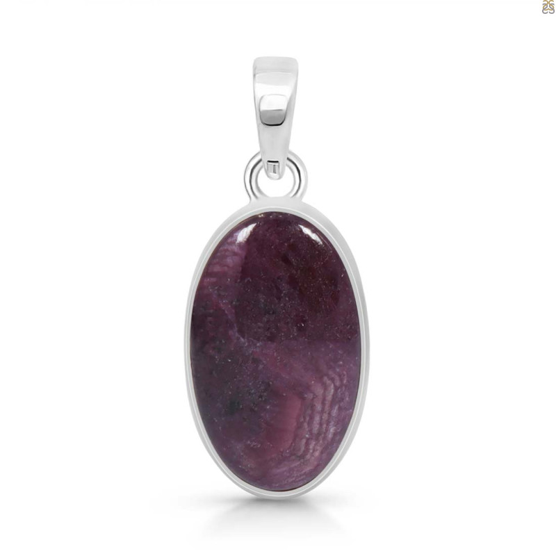 Pink Ruby Zoisite Pendant-SP PRZ-1-29